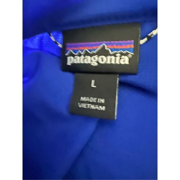 Patagonia Men's Blue Full Zip High Neck Thermal Airshed Jacket Size Large - Picture 4 of 5